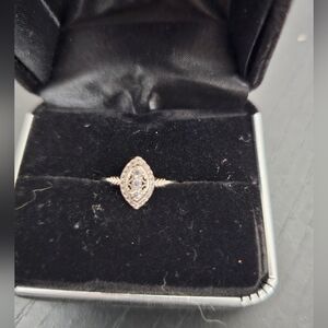 Fragrant Jewels Tristone Marquise Ring